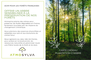 Tree planting gift cards